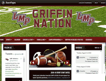 Tablet Screenshot of lmpathletics.com